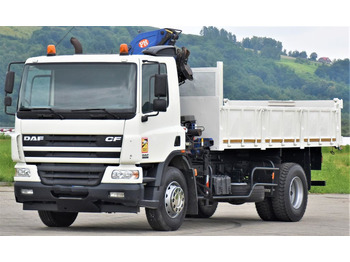 Camion benne, Camion grue DAF CF 75.310 *Kipper 5,10 m + KRAN *TOPZUSTAND: photos 3