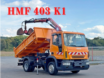 Camion grue IVECO EuroCargo 120E