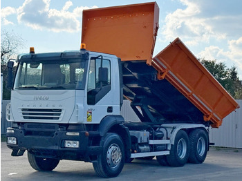 Camion benne, Camion grue Iveco TRAKKER 380 * Kipper 5,25 m + BORDMATIC / 6x4: photos 3