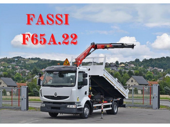 Camion benne RENAULT Midlum 220