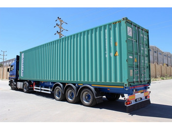 Semi-remorque porte-conteneur/ Caisse mobile EMIRSAN