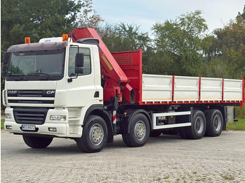 Camion benne, Camion grue DAF CF 85.380 * HMF 2823 K6 (B3) + FUNK * 8x4 * TOP: photos 4