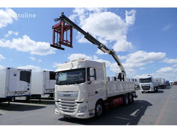 Camion plateau, Camion grue DAF XF 460: photos 3