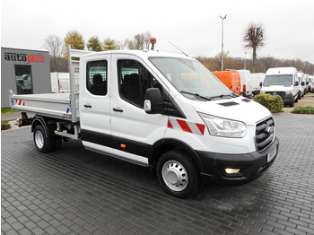 Utilitaire benne, Utilitaire double cabine Ford TRANSIT WYWROTKA PODWÓJNA KABINA DOKA 6 MIEJSC TEMPOMAT LEDY BLI: photos 4
