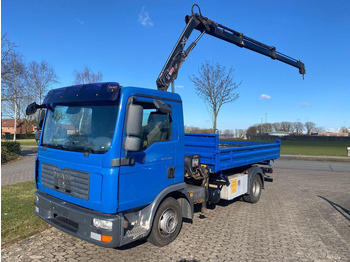 MAN TGL 8.210 M Tipper + Crane Hiab - crédit-bail MAN TGL 8.210 M Tipper + Crane Hiab: photos 3