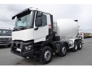 Camion malaxeur Renault C 380 / 8X4 / BETONOMIESZARKA / GRUSZKA / LIEBHERR 9 M3 / EURO 6: photos 2