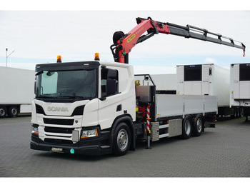 Camion plateau SCANIA P 410