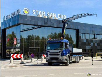 Camion grue SCANIA P 410