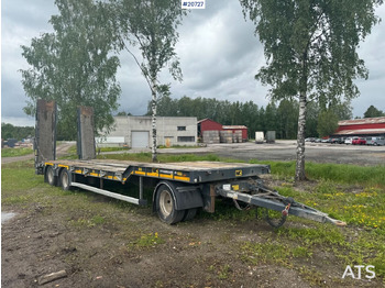 Remorque porte-engin surbaissée