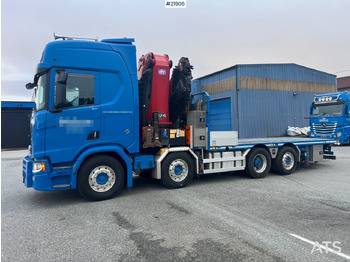 Camion grue SCANIA R 580