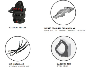Benne preneuse pour Grue auxiliaire neuf Clamshell bucket with high capacity BV-S 650: photos 2