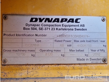 Compacteur DYNAPAC