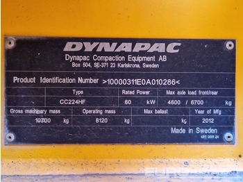 Compacteur DYNAPAC
