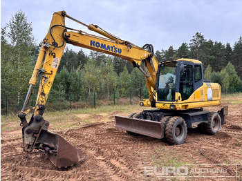 Pelle sur pneus KOMATSU PW160