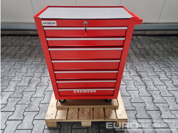 Matériel de chantier Unused ERDWERK ER7 Tool Cabinet, 7 Drawers, including Tools: photos 3