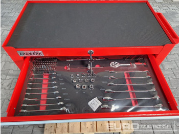 Matériel de chantier Unused ERDWERK ER7 Tool Cabinet, 7 Drawers, including Tools: photos 5