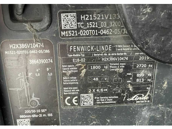 Chariot élévateur électrique Linde E18-02: photos 4