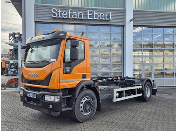 Camion ampliroll neuf Iveco ML180E32/P HIAB ULT14S51 AHK Standheizung: photos 4