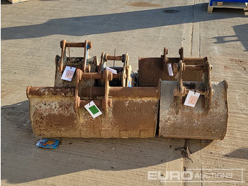 Godet 36", 24", 18", 12", 10" Digging Bucket 30-40mm Pin to suit Mini Excavator: photos 4
