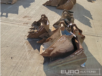 Godet 36", 24", 18", 12", 10" Digging Bucket 30-40mm Pin to suit Mini Excavator: photos 2