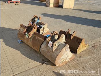 Godet 36", 24", 18", 12", 10" Digging Bucket 30-40mm Pin to suit Mini Excavator: photos 5