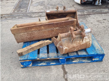 Godet 36" Ditching, 24", 18" Digging Bucket 30mm Pin to suit Mini Excavator: photos 4