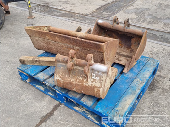 Godet 36" Ditching, 24", 18" Digging Bucket 30mm Pin to suit Mini Excavator: photos 5