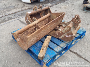 Godet 36" Ditching, 24", 18" Digging Bucket 30mm Pin to suit Mini Excavator: photos 3
