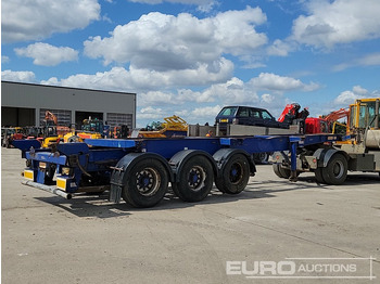 Semi-remorque plateau Dennison Trailers Tri Axle Skelton Trailer, Lift Axle: photos 5