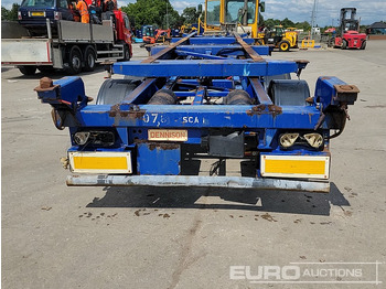 Semi-remorque plateau Dennison Trailers Tri Axle Skelton Trailer, Lift Axle: photos 4