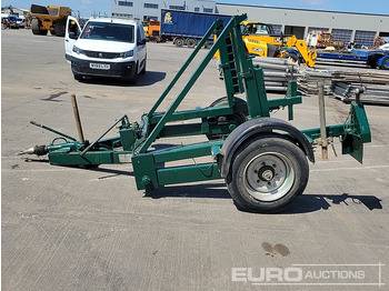 Remorque porte engin Single Axle Cable Drum Trailer: photos 2
