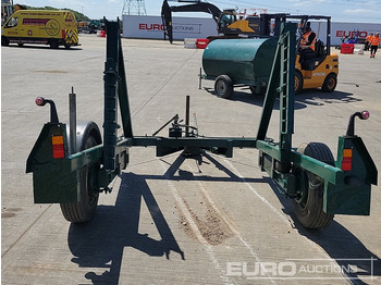 Remorque porte engin Single Axle Cable Drum Trailer: photos 4