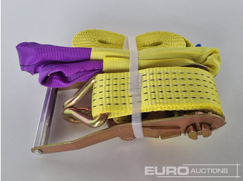 Matériel de chantier Unused Boss 4M x 50mm 5 Ton Ratchet Straps with Sling (4 of): photos 4