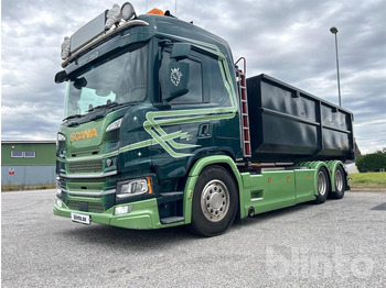 Camion ampliroll SCANIA