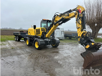 Pelle sur pneus Yanmar B95W - Tippvagn - Tiltrotator - 6 Redskap: photos 4