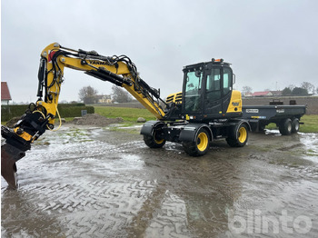 Pelle sur pneus Yanmar B95W - Tippvagn - Tiltrotator - 6 Redskap: photos 2