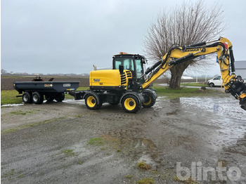 Pelle sur pneus Yanmar B95W - Tippvagn - Tiltrotator - 6 Redskap: photos 5