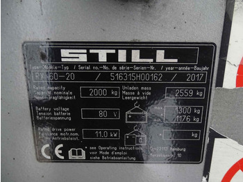 Chariot élévateur électrique Still RX60-20: photos 5 Chariot élévateur électrique Still RX60-20: photos 5