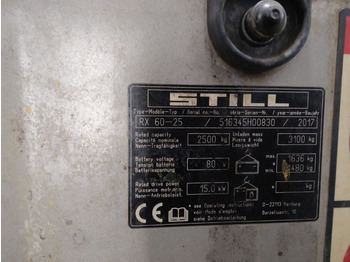 Chariot élévateur électrique Still RX60-25: photos 5