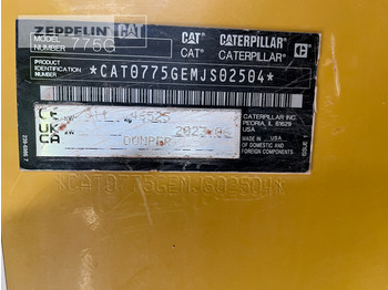 Tombereau rigide Cat 775G: photos 2