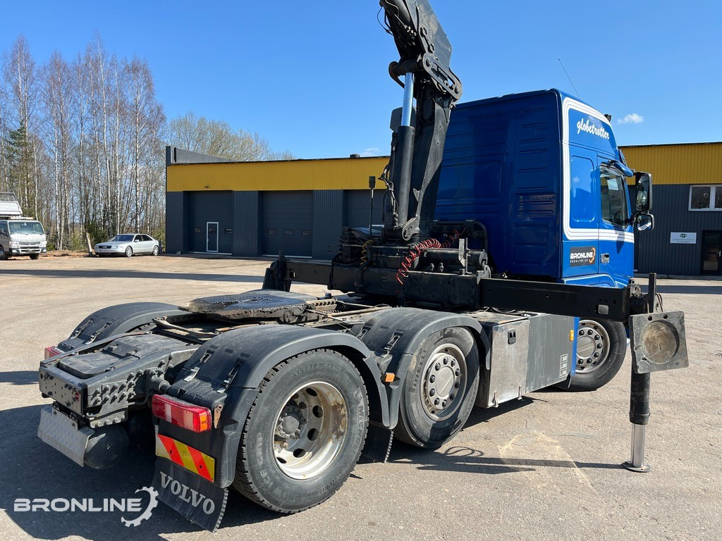 2008 VOLVO FM440 6x2+HIAB Crane+Platform trailer - Tracteur routier, Semi-remorque plateau: photos 5 2008 VOLVO FM440 6x2+HIAB Crane+Platform trailer - Tracteur routier, Semi-remorque plateau: photos 5