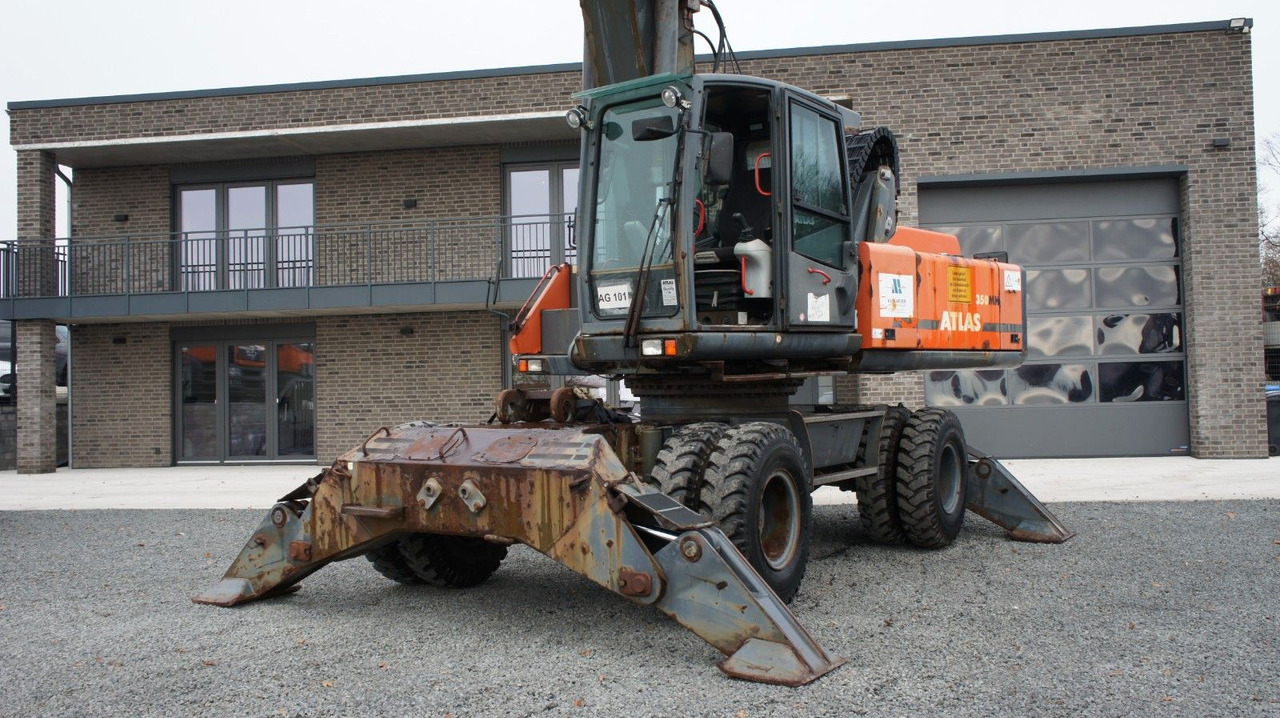 Atlas 350 MH Mobilbagger Umschlagbagger Pratzen - Pelle sur pneus: photos 3 Atlas 350 MH Mobilbagger Umschlagbagger Pratzen - Pelle sur pneus: photos 3