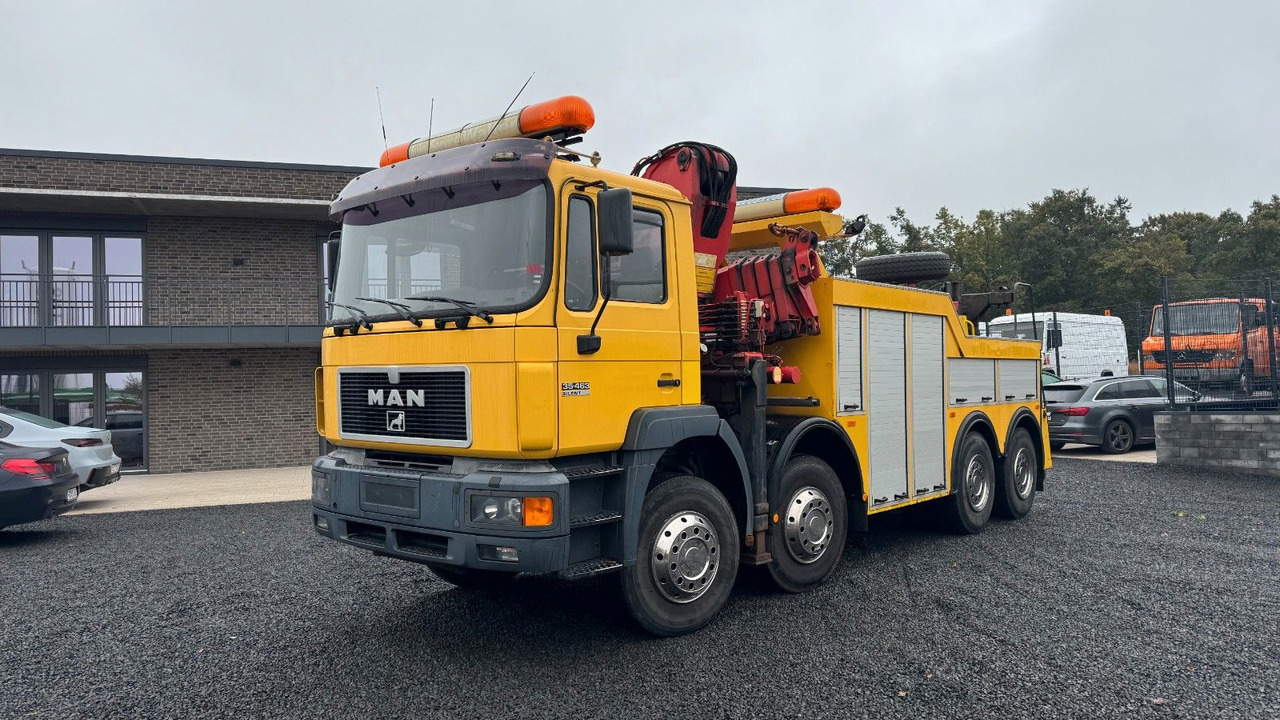 MAN 35.463 Abschleppwagen Kran LKW Berger Wilk WR25 - Remorqueuse: photos 2 MAN 35.463 Abschleppwagen Kran LKW Berger Wilk WR25 - Remorqueuse: photos 2