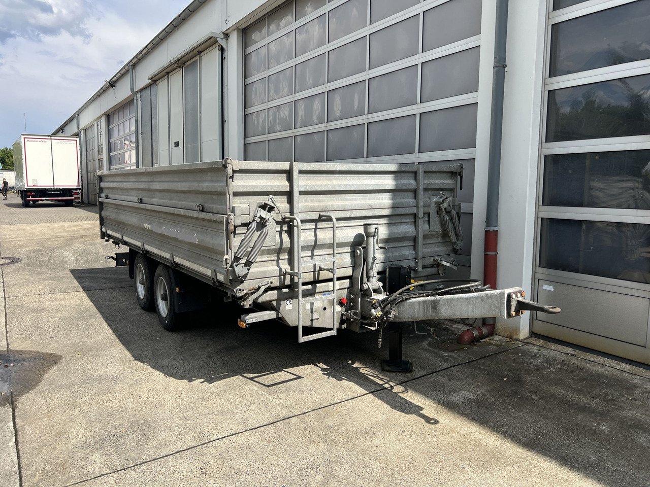 Humbaur D1AC Tandemkipper- Tieflader mit Aufsatz, neuwertig - Remorque benne: photos 4 Humbaur D1AC Tandemkipper- Tieflader mit Aufsatz, neuwertig - Remorque benne: photos 4