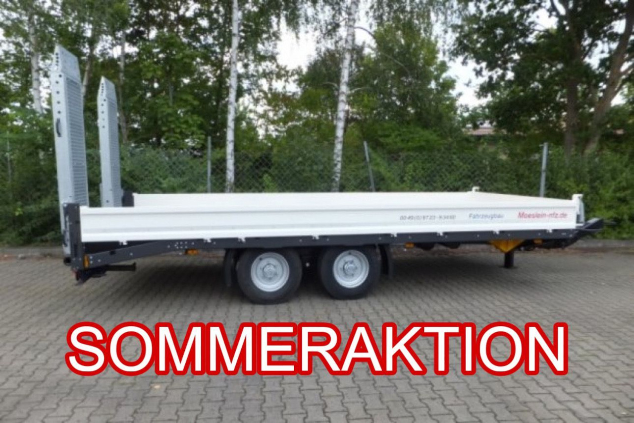 Möslein Neuer 13 t GG Tandemtieflader mit Breiten Rampe - Remorque porte-engin surbaissée: photos 1 Möslein Neuer 13 t GG Tandemtieflader mit Breiten Rampe - Remorque porte-engin surbaissée: photos 1