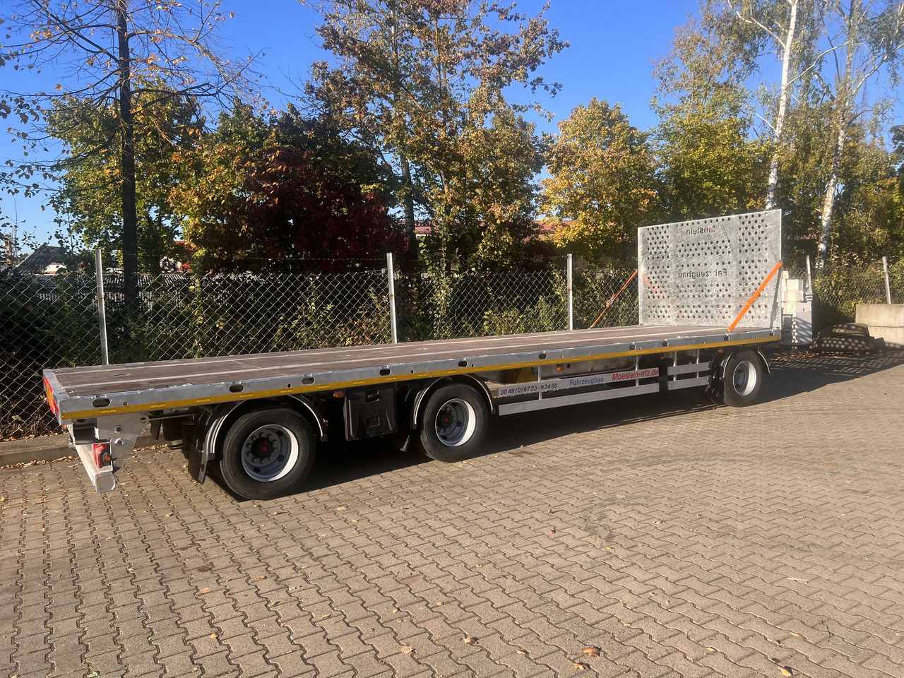 Remorque porte-engin surbaissée neuf Möslein T 3 Plato 8,6 m  3 Achs Jumbo- Plato- Anhänger 8,60 m, Mega: photos 8