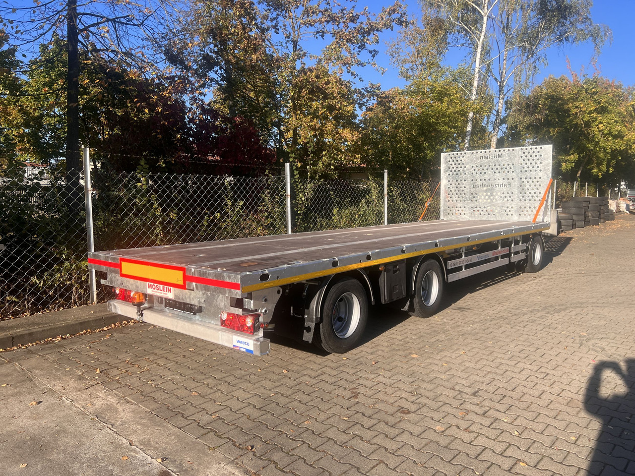 Remorque porte-engin surbaissée neuf Möslein T 3 Plato 8,6 m  3 Achs Jumbo- Plato- Anhänger 8,60 m, Mega: photos 6