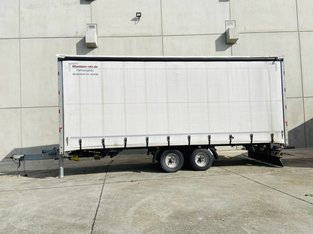 Möslein TP 11 Schwebheim Tandem- Schiebeplanenanhänger zum Durchladen - Remorque rideaux coulissants: photos 1 Möslein TP 11 Schwebheim Tandem- Schiebeplanenanhänger zum Durchladen - Remorque rideaux coulissants: photos 1