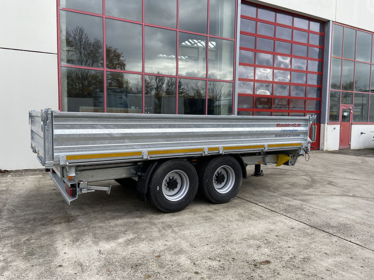 Remorque benne neuf Möslein TTD 14 Schwebheim  14 t Tandemkipper Tieflader Breite Reifen-- Neufahrzeug --: photos 7