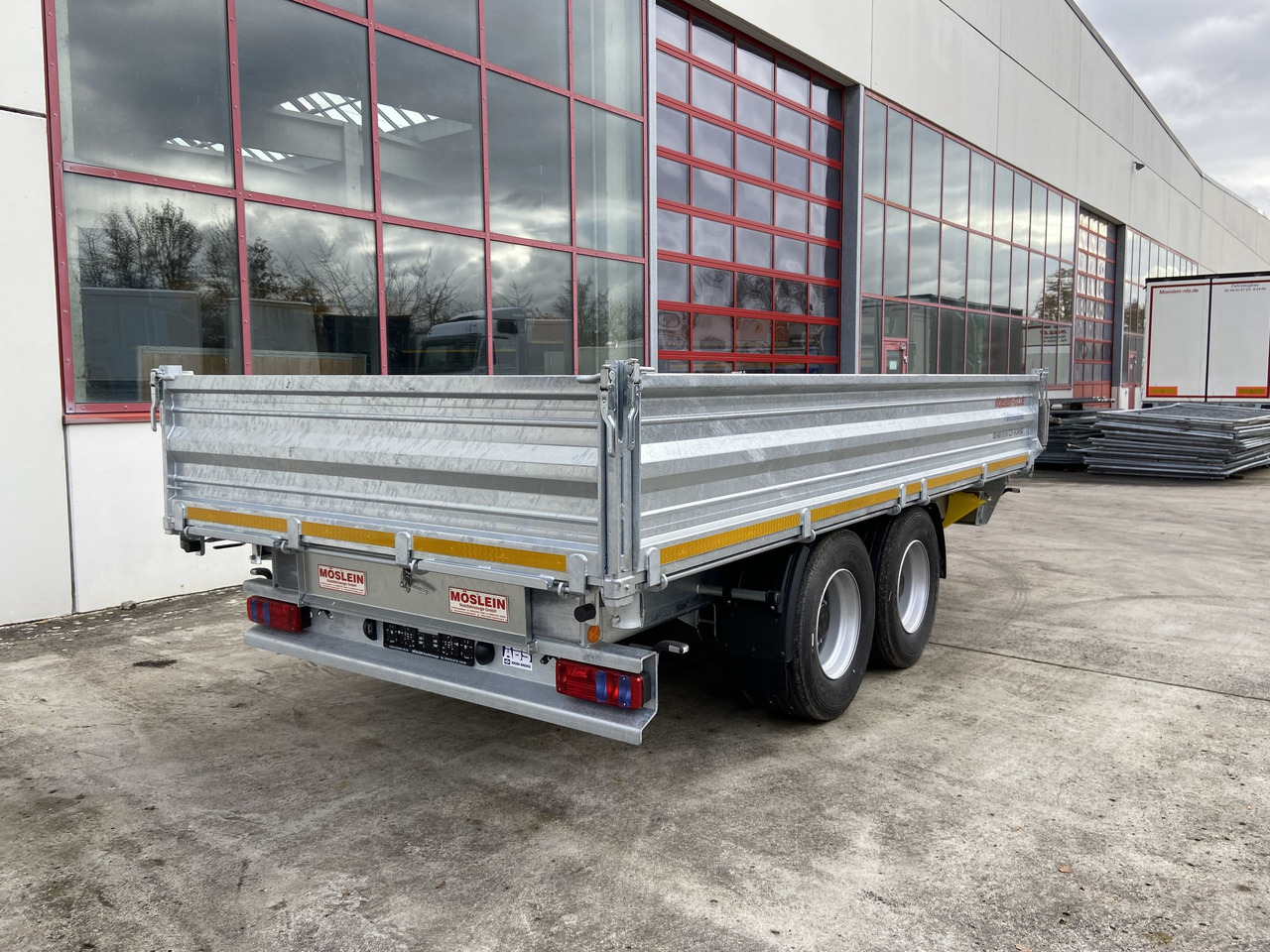 Remorque benne neuf Möslein TTD 14 Schwebheim  14 t Tandemkipper Tieflader Breite Reifen-- Neufahrzeug --: photos 10